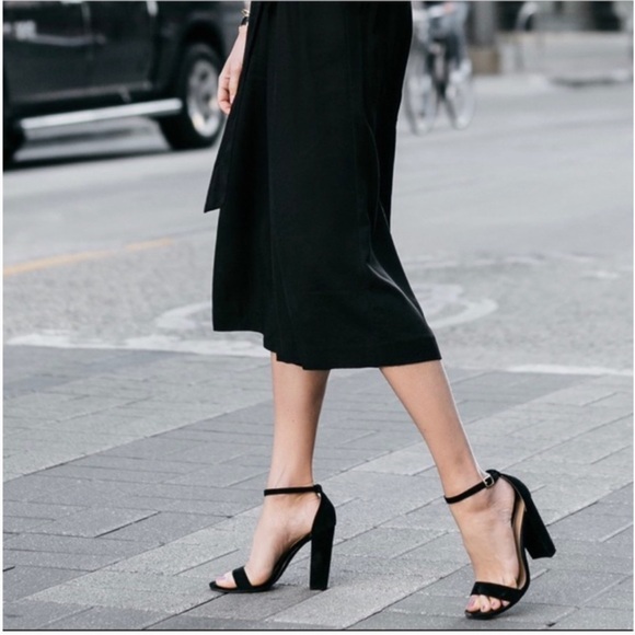 Steve Madden Black Carson Suede Heels - SIZE 10 - Picture 3 of 11